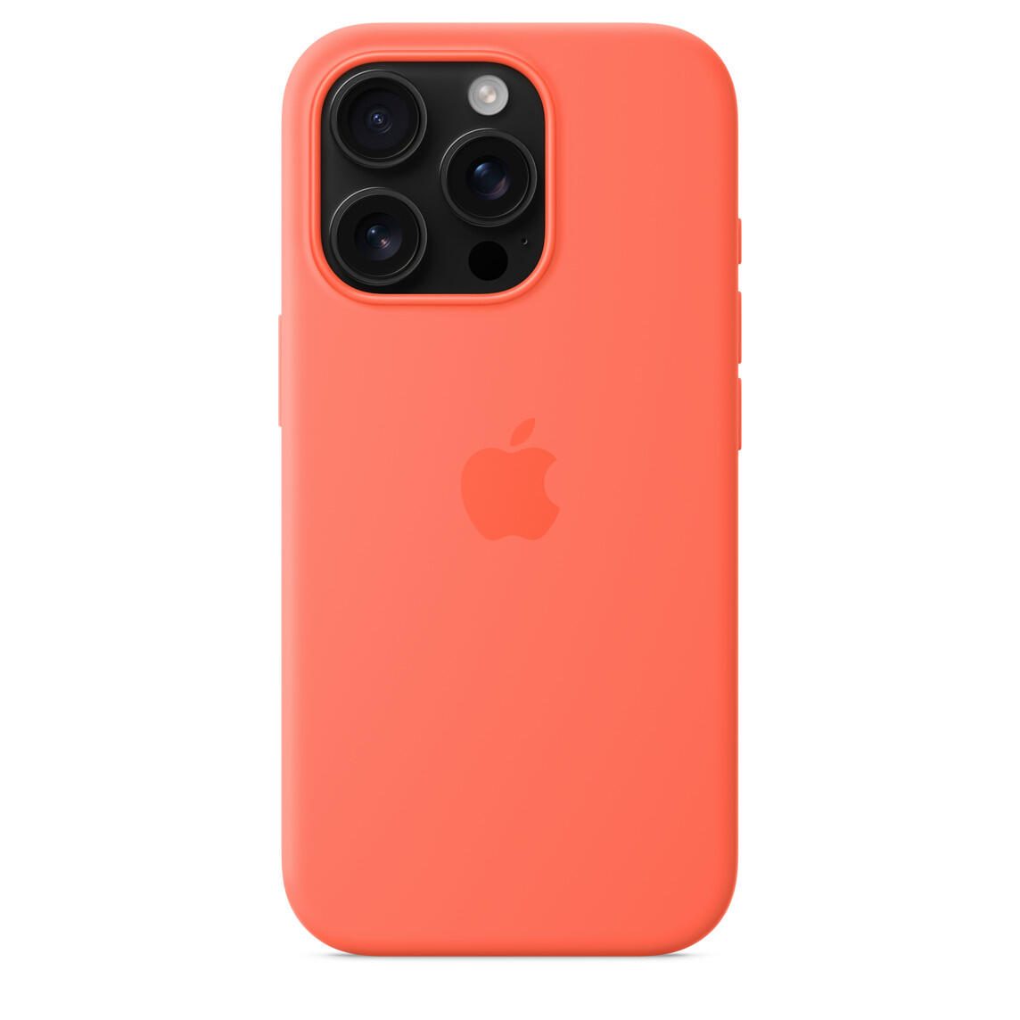Apple iPhone 16 Pro Silikon Case mit MagSafe, mandarine Apple iPhone 16 Pro Silikon Case mit MagSafe, mandarine